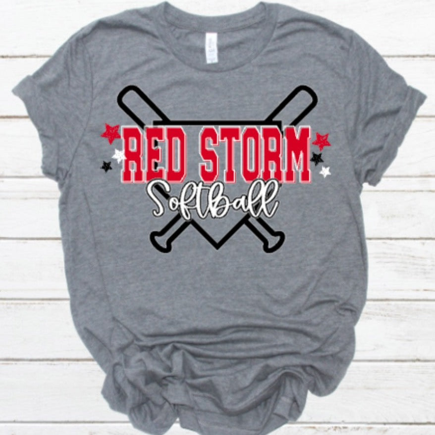 Red Storm Home Plate Stars