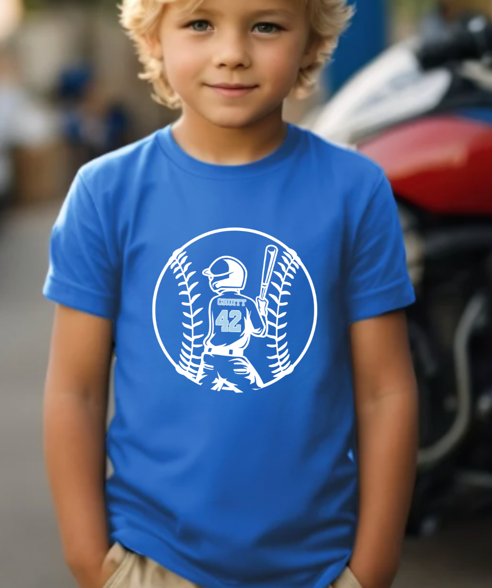 Baseball Player Outline