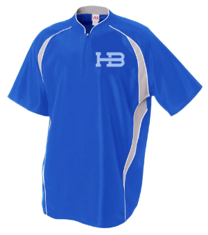 HB Youth 1/4 Zip Batting Jacket