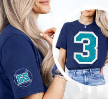 Load image into Gallery viewer, GULF SHORES OVERSIZED NUMBER WITH SLEEVE DETAIL
