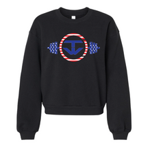 Load image into Gallery viewer, TW Patriotic Boxy Sweatshirt
