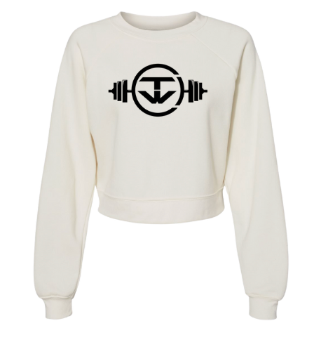 TW Barbell Crop Sweatshirt
