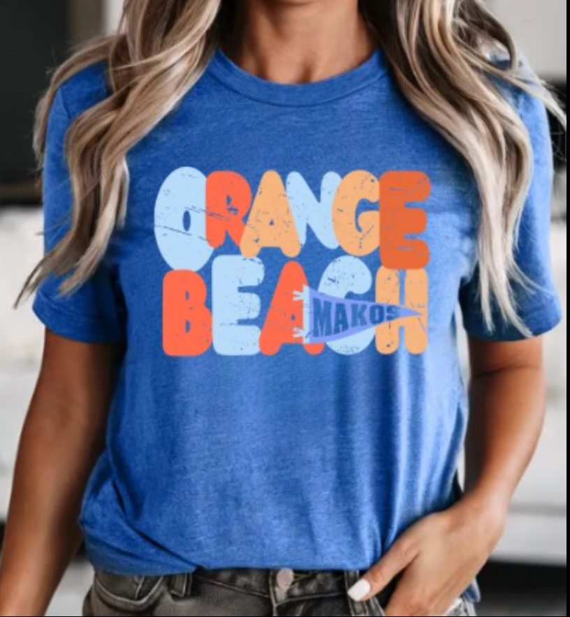 ORANGE BEACH w/pennant
