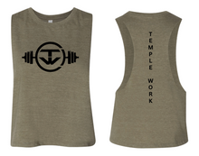 Load image into Gallery viewer, TW Barbell Racerback Crop Tank
