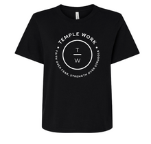 Load image into Gallery viewer, TW Round Logo  Boxy Tee
