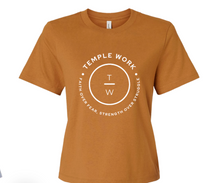 Load image into Gallery viewer, TW Round Logo  Boxy Tee
