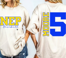 Load image into Gallery viewer, VARSITY SCRIPT W/ CUSTOM BACK
