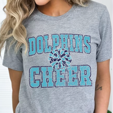 Load image into Gallery viewer, DOLPHINS CHEER GRUNGE Tee|Sweatshirt (All Sizes)
