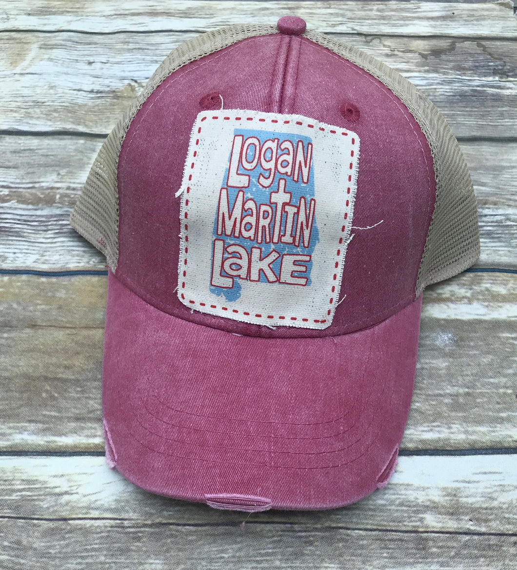 Distressed State Hat