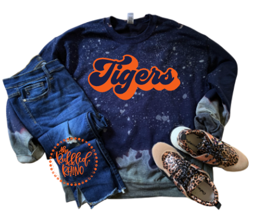 Tigers Dipped Sweatshirt