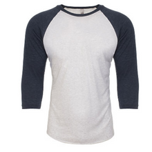 Load image into Gallery viewer, Adult Gray Body Raglan Tee
