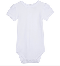 Load image into Gallery viewer, Girls Short Puff Sleeve Infant Bodysuit
