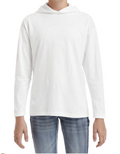 Load image into Gallery viewer, Youth Hooded Monogram Tee
