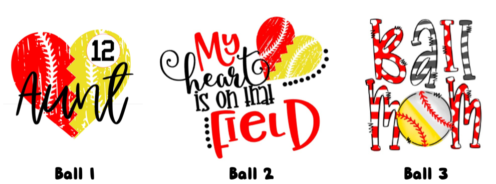 Softball/Baseball Combo Designs